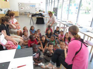 News Storybook Art Comes to Life for Robinson Gardens Children at Talk/Read/Succeed! Summer Learning Program