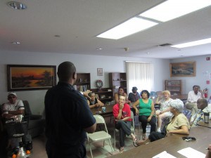 Seniors Get Fire Safety Lesson at Morris School Apartments